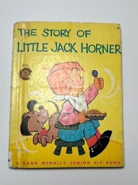 Vintage Rand McNally Junior Elf Book Little Jack Horner #8104 Retro Kids Book